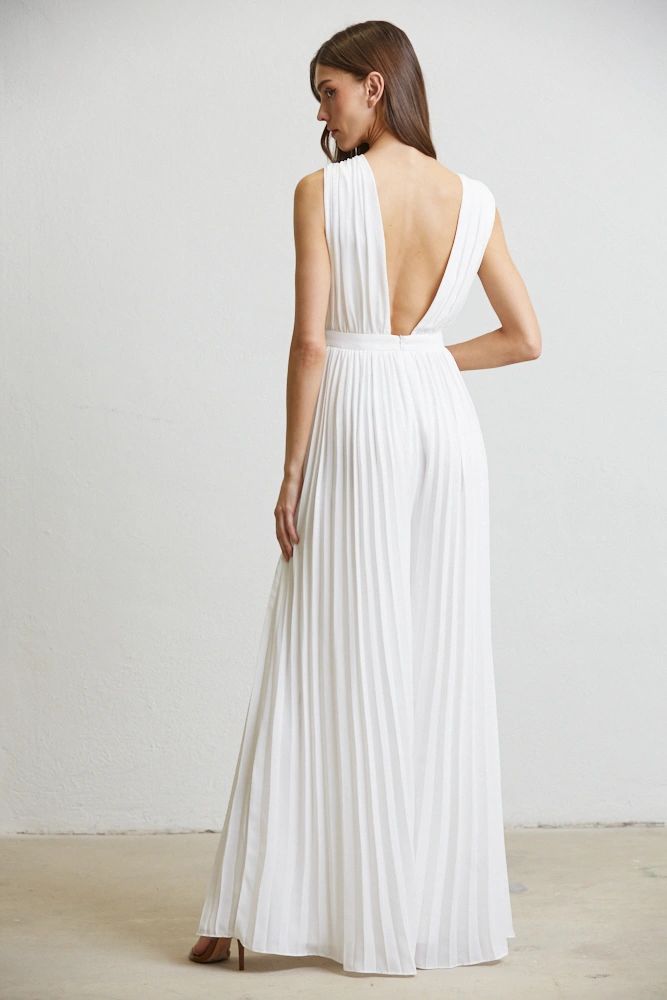 JUMPSUIT PLISADO CON APLICACION