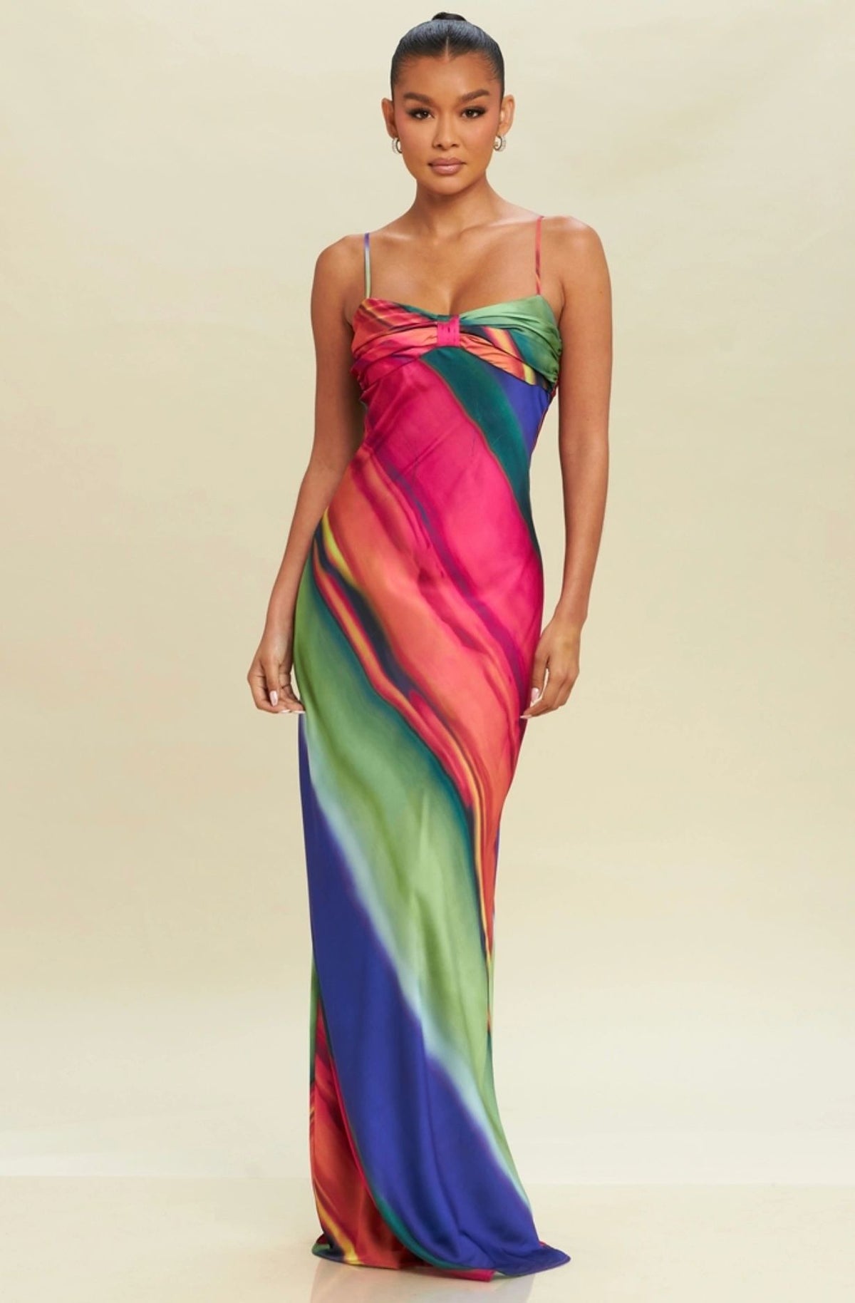 VESTIDO LARGO COLORES
