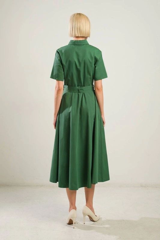 VESTIDO MIDI CAMISERO