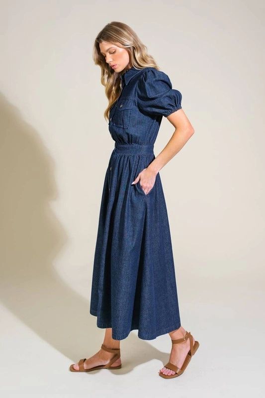VESTIDO CAMISERO DENIM