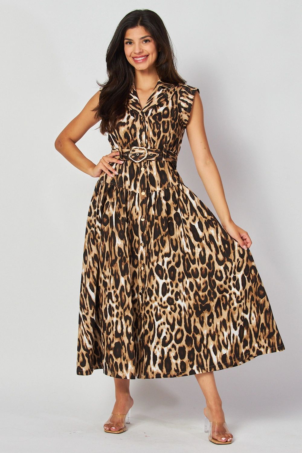 VESTIDO CAZADOR ANIMAL PRINT