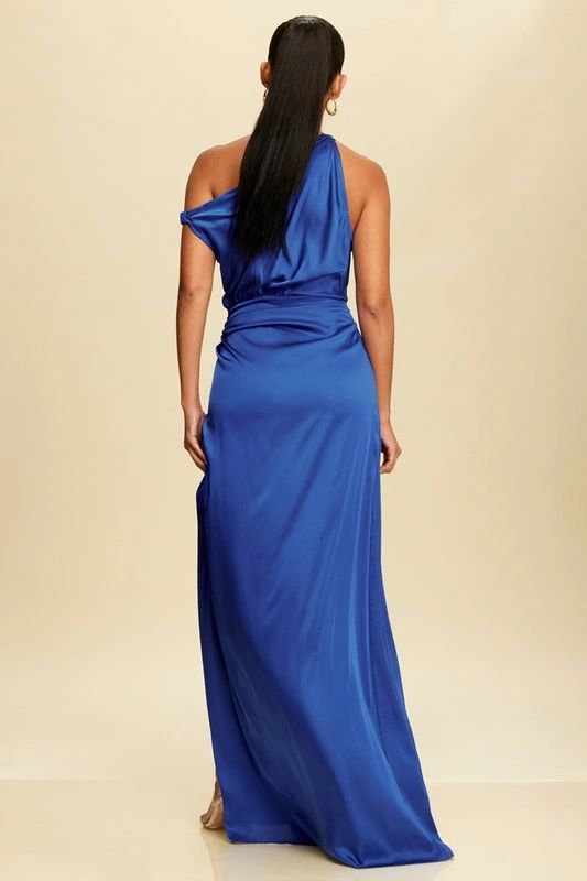 VESTIDO ESCOTE ASIMETRICO