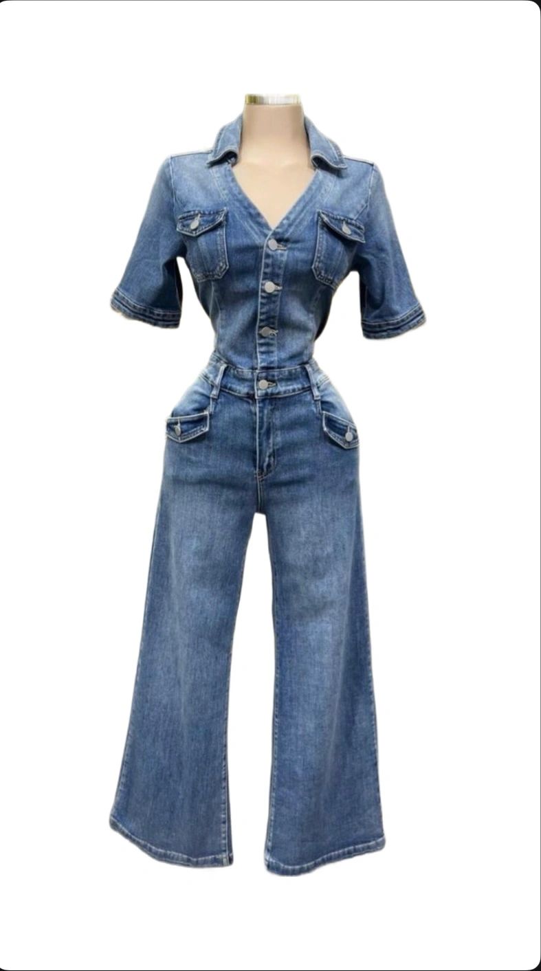 JUMPSUIT BOTONES DENIM