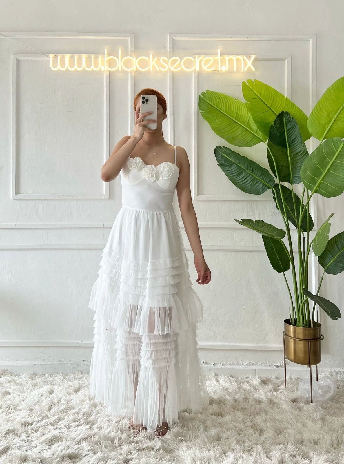 VESTIDO TIRANTE MESH
