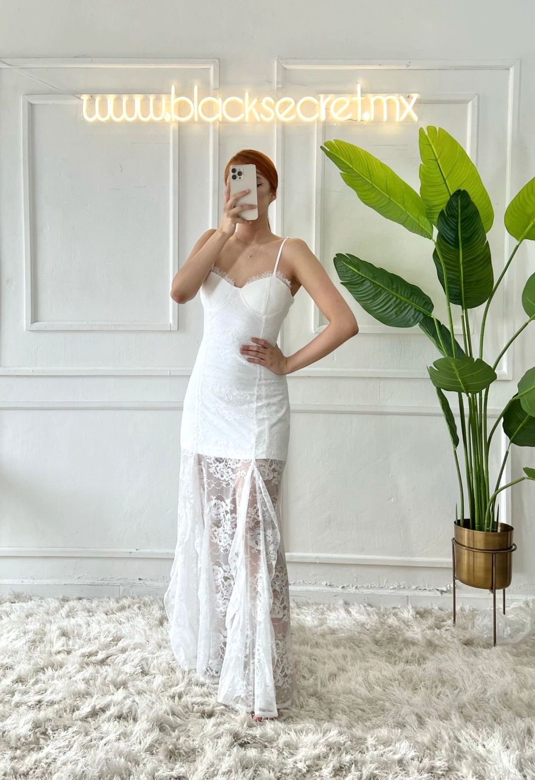 VESTIDO ENCAJE STRETCH