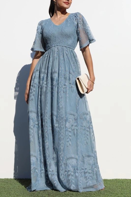VESTIDO LARGO MESH