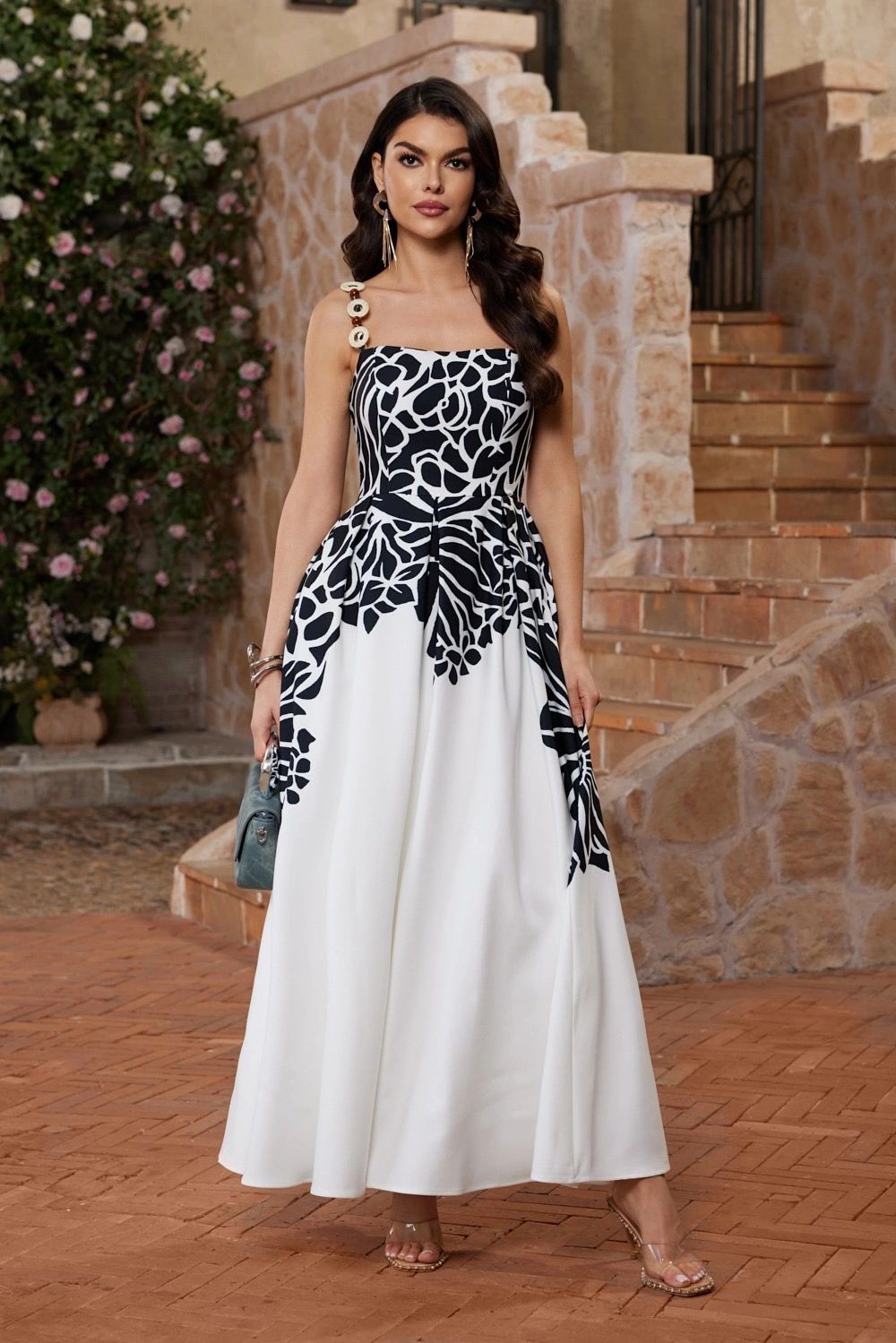 VESTIDO TIRANTES ESTAMPADO