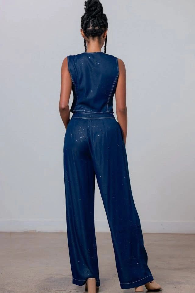 CONJUNTO DENIM VEST