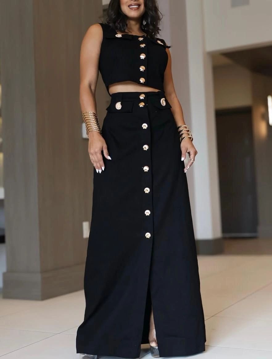 CONJUNTO DENIM NEGRO
