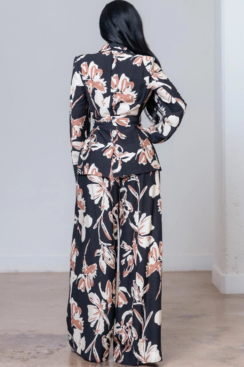 CONJUNTO NEGRO/ESTAMPADO