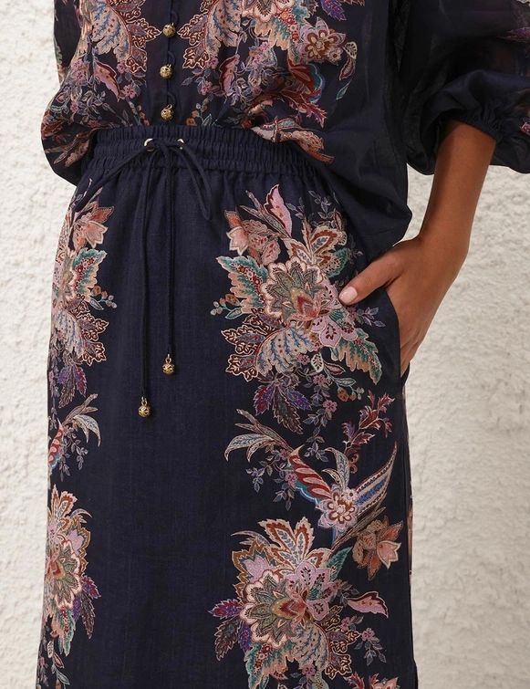 CONJUNTO NEGRO/ESTAMPADO BOHEMIO