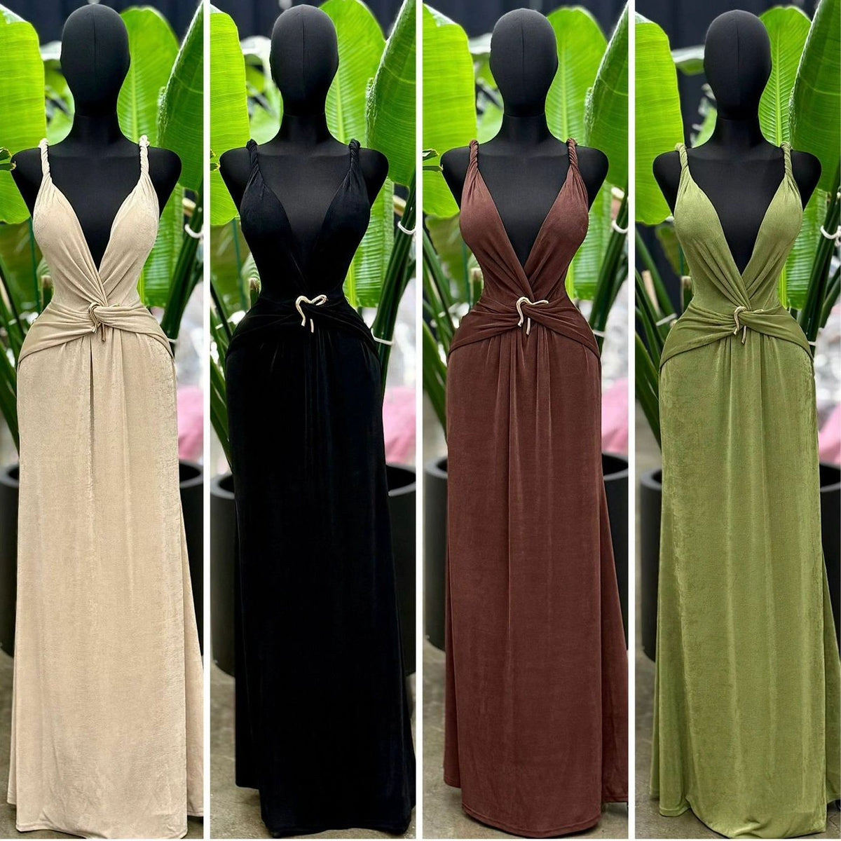 VESTIDO STRETCH CON HEBILLA