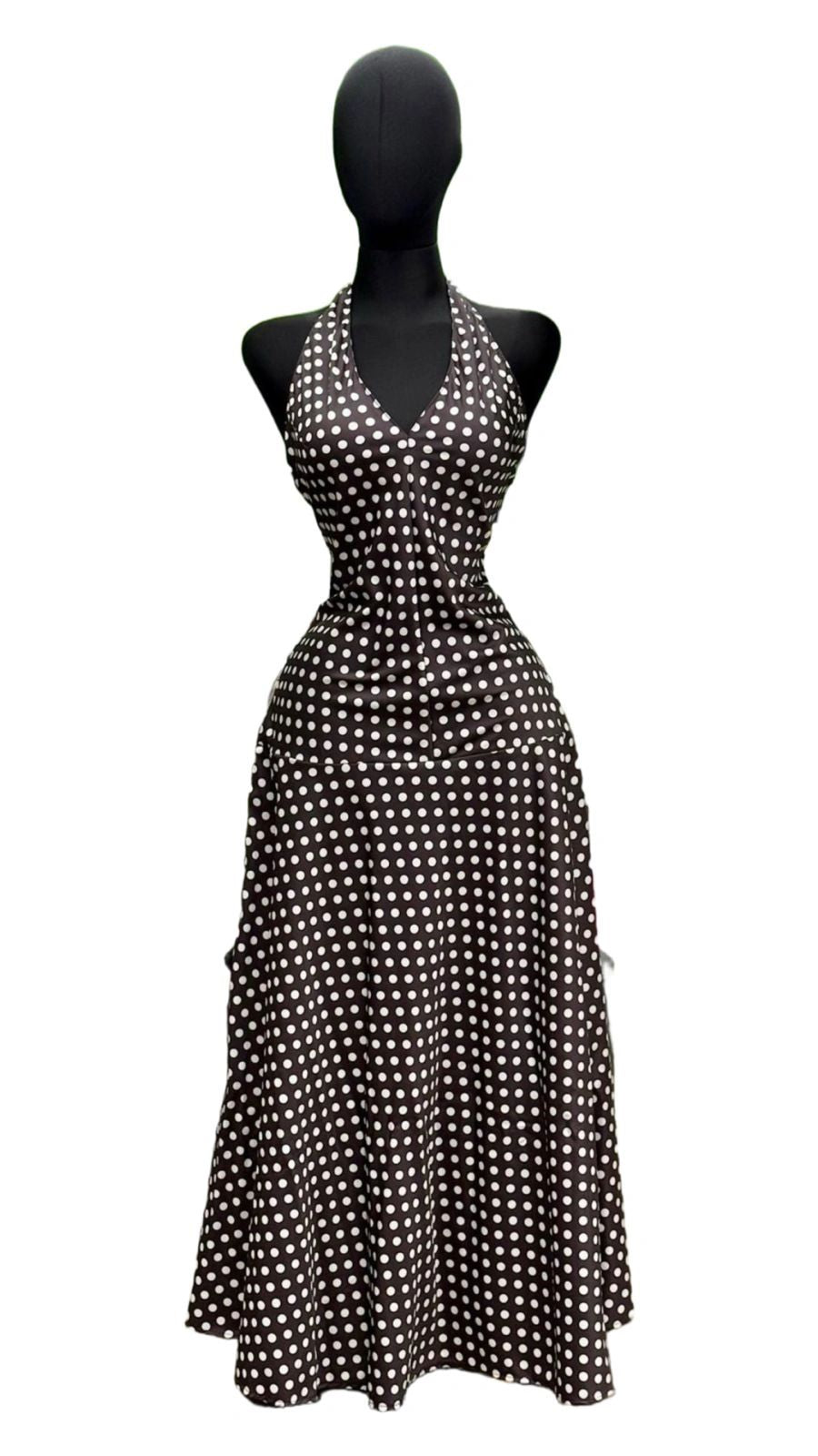 VESTIDO POLKA DOTS CORTE EN CADERA