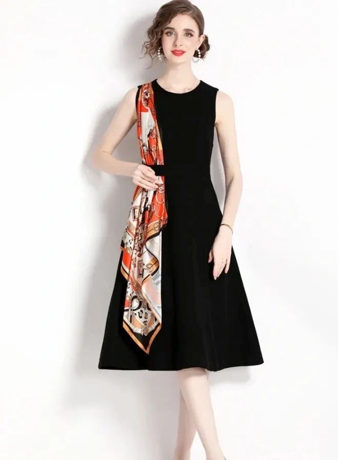 VESTIDO MIDI PASHMINA