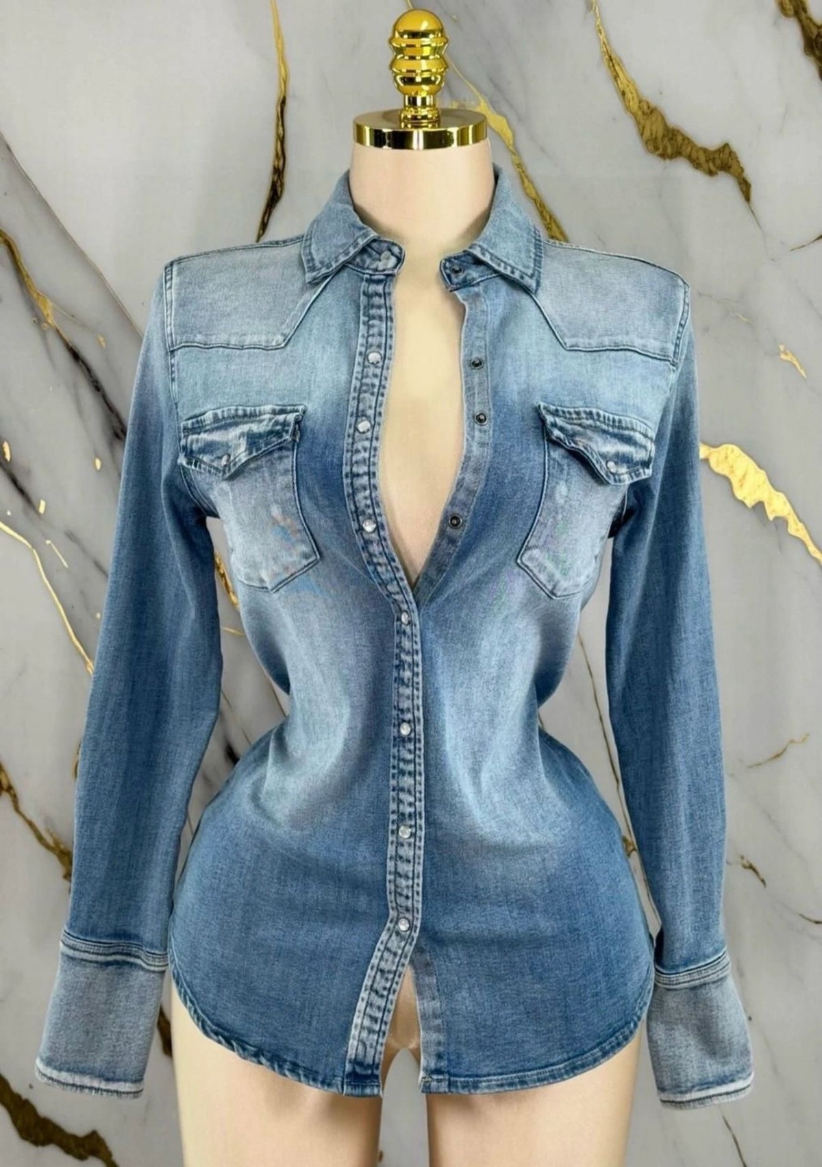 CAMISA DENIM VAQUERA
