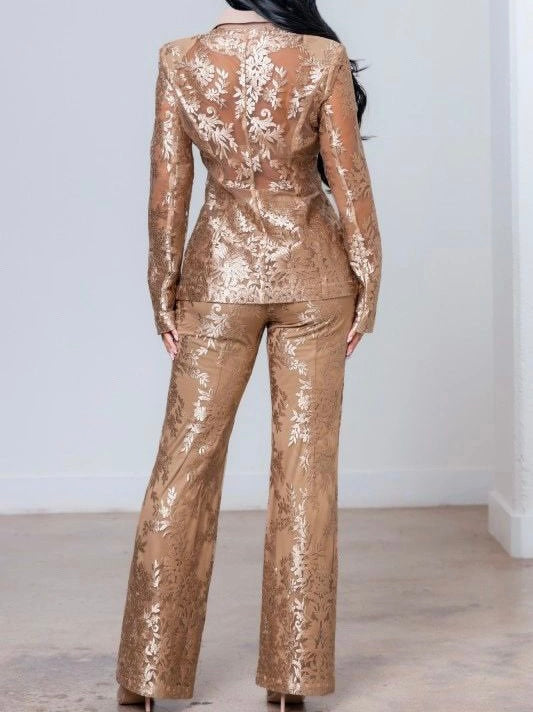 CONJUNTO DE ENCAJE GOLD