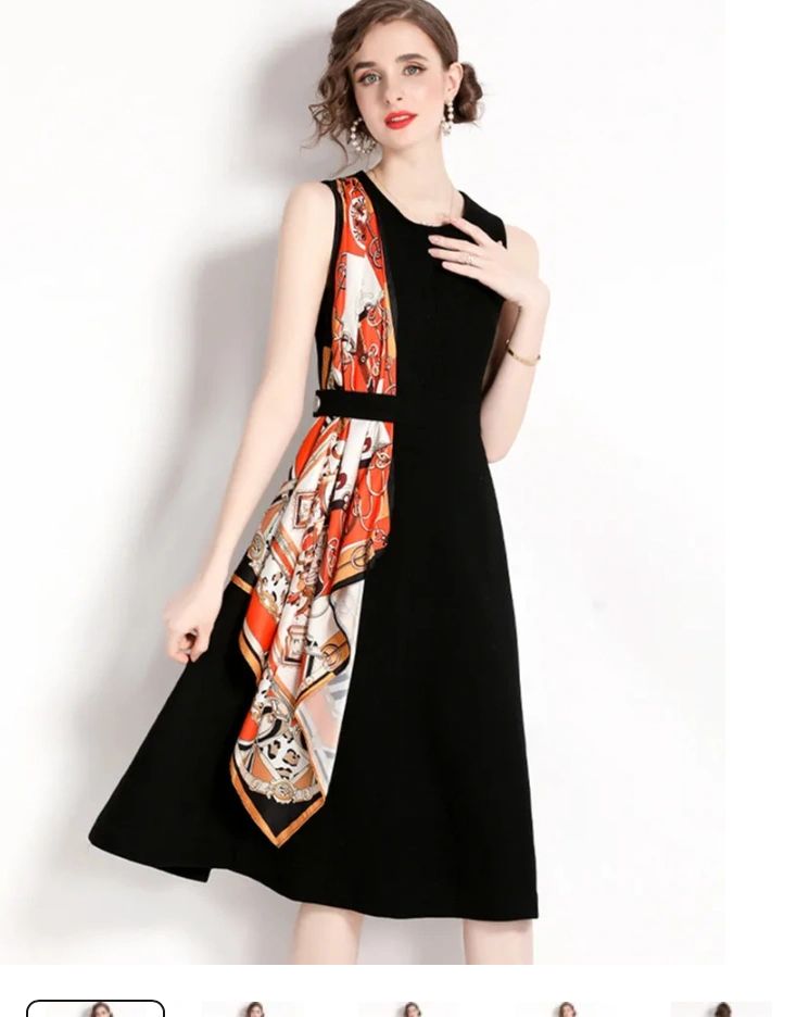 VESTIDO MIDI PASHMINA