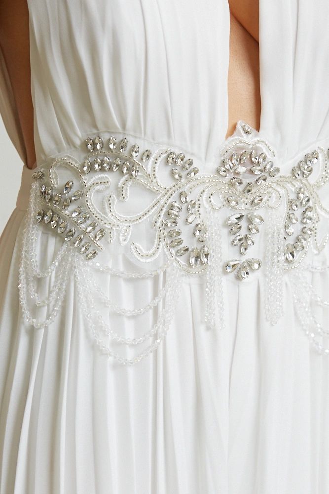 JUMPSUIT PLISADO CON APLICACION