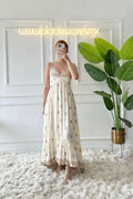 MAXI VESTIDO TIRANTES DE ALGODON