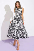 VESTIDO MIDI CUT OFF