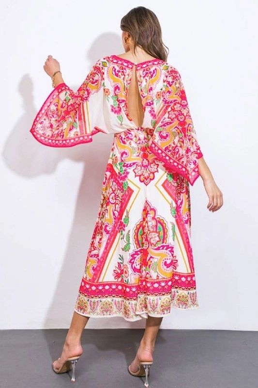 VESTIDO OLGADO ESTAMPADO