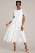 VESTIDO MIDI CUELLO REDONDO