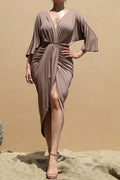 MAXI MIDI STRETCH NUDO