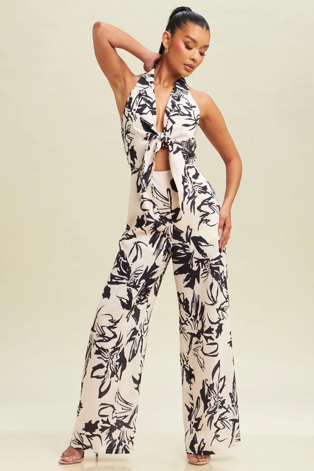 JUMSUIT NUDO ESTAMPADO