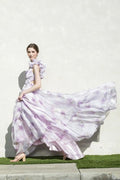 MAXI VESTIDO SHIFON FLORES