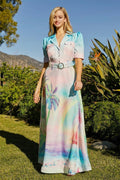 VESTIDO PASTEL BOTONES