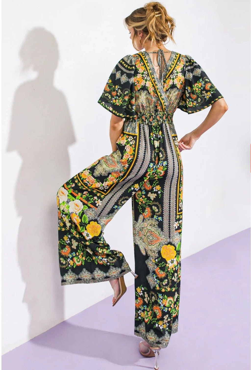 JUMPSUIT NEGRO/AMARILLO