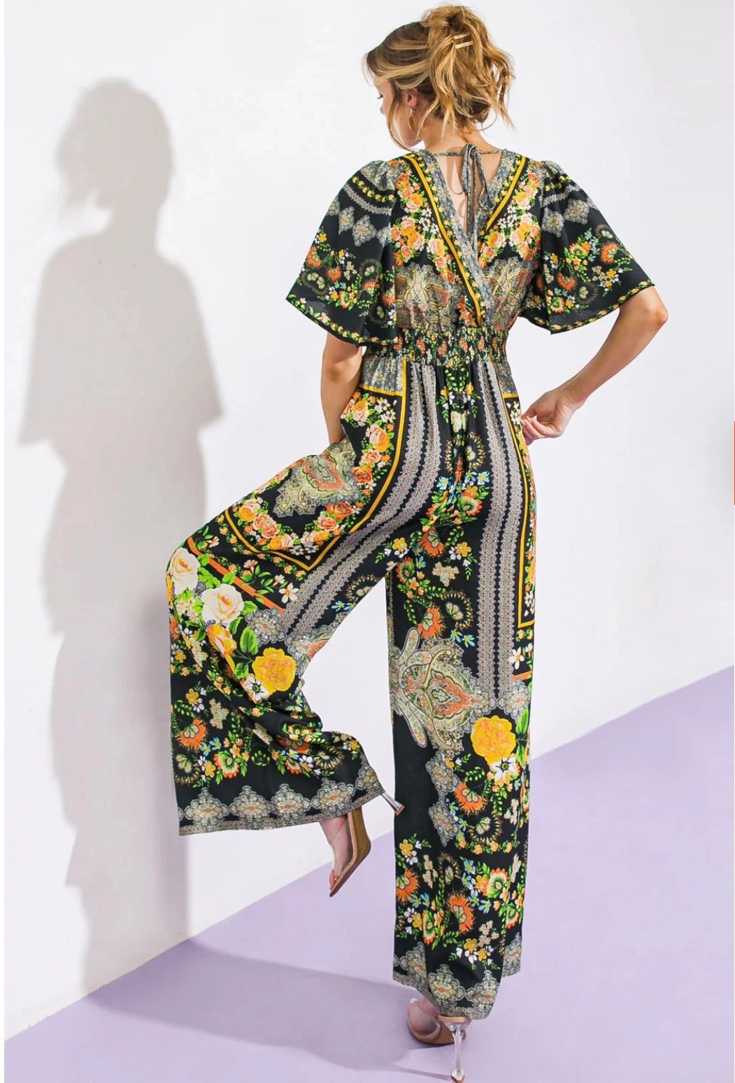 JUMPSUIT NEGRO/AMARILLO