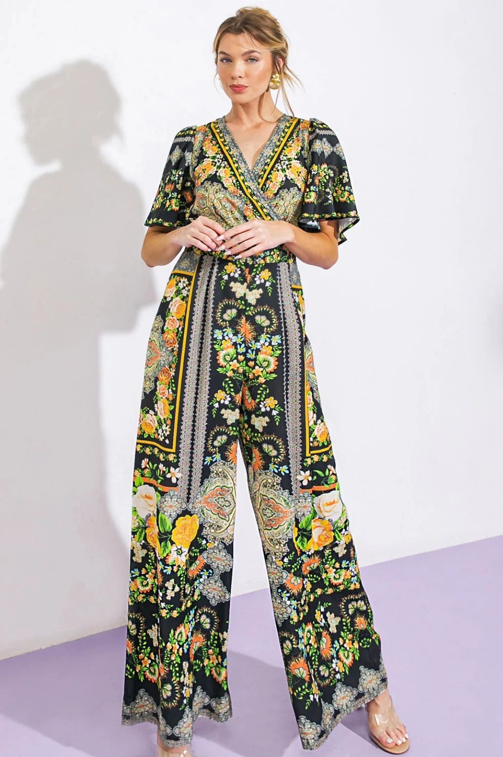 JUMPSUIT NEGRO/AMARILLO