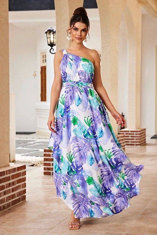 MAXI VESTIDO LAVANDA/AQUA