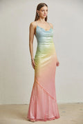 VESTIDO LARGO COLORES PASTEL
