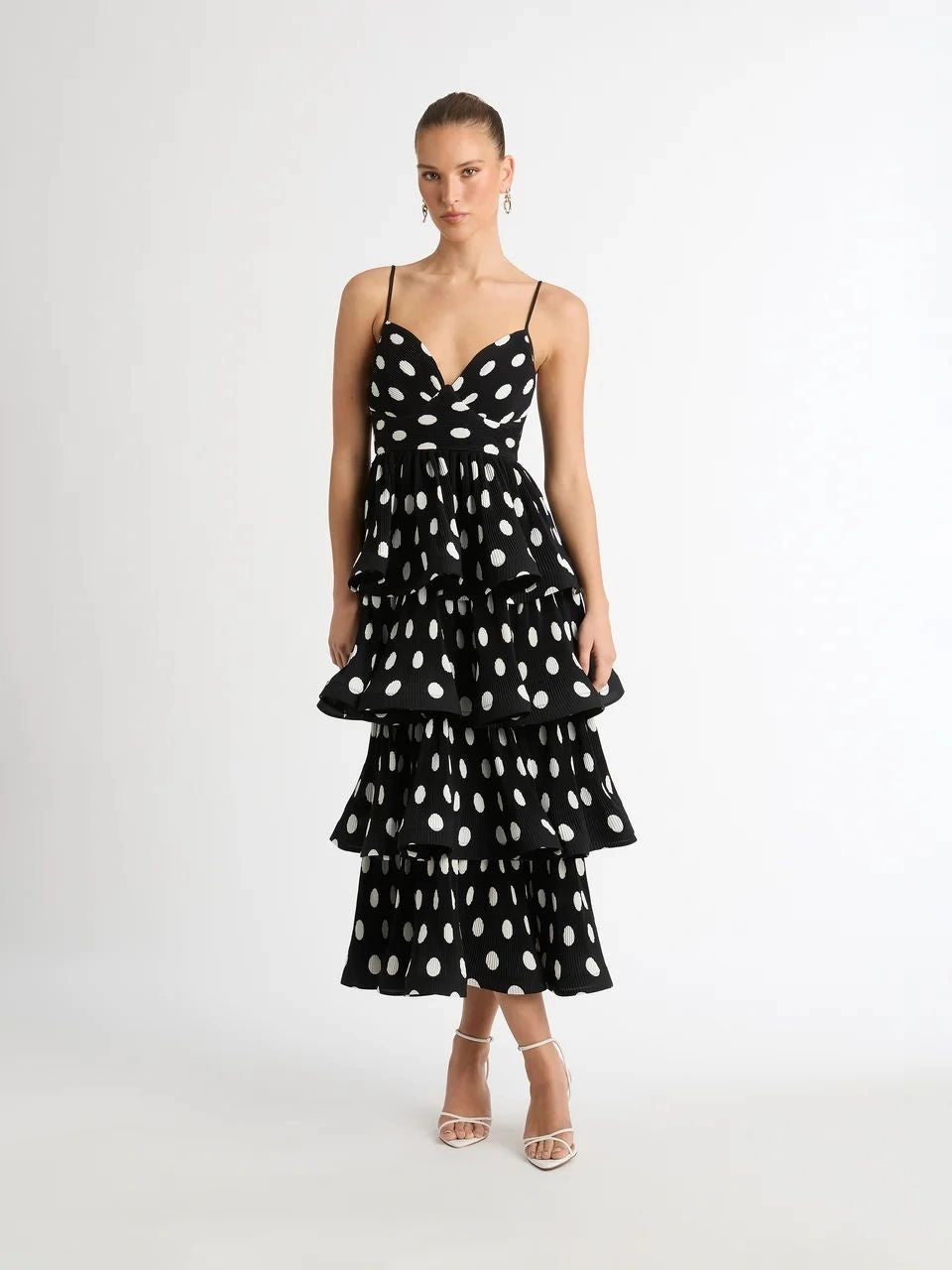 VESTIDO MIIDI POLKADOTS