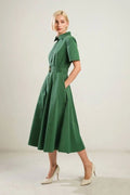VESTIDO MIDI CAMISERO