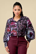 BLUSA LEOPARDO LILA