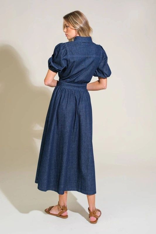 VESTIDO CAMISERO DENIM