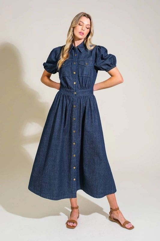 VESTIDO CAMISERO DENIM