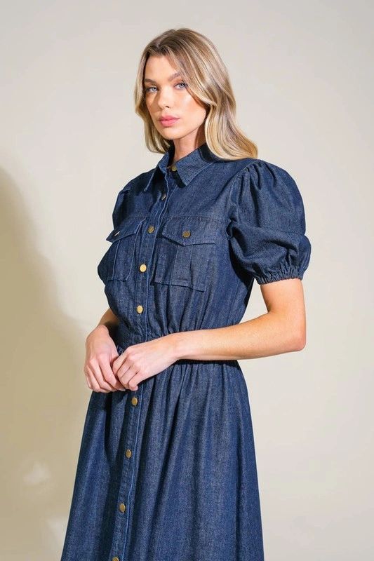 VESTIDO CAMISERO DENIM