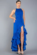 VESTIDO ASIMETRICO LISO