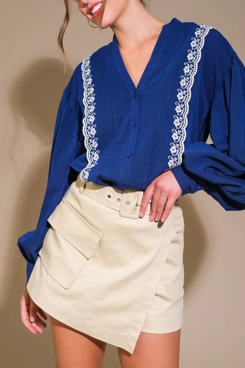 BLUSA MANGA LARGA