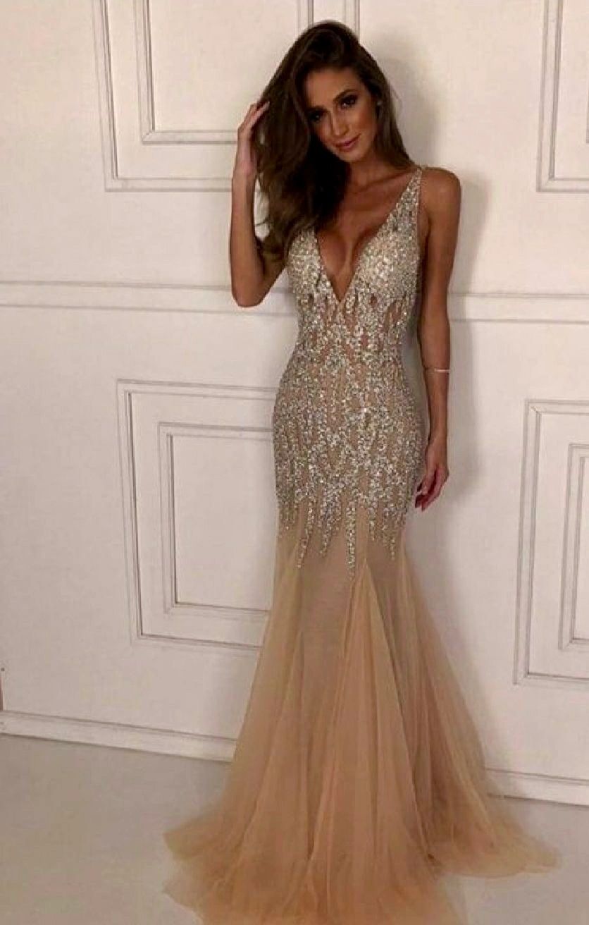 VESTIDO SIRENA PEDRERIA