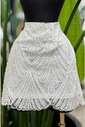 FALDA BORDADA DE PERLAS
