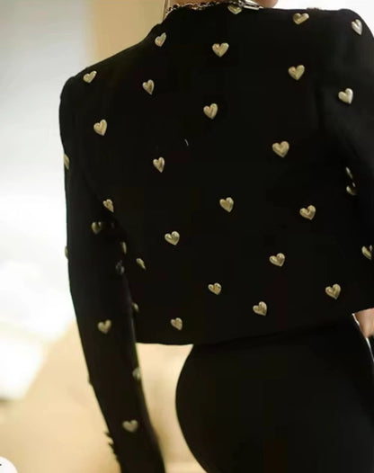 BLAZER CORTO CORAZONES