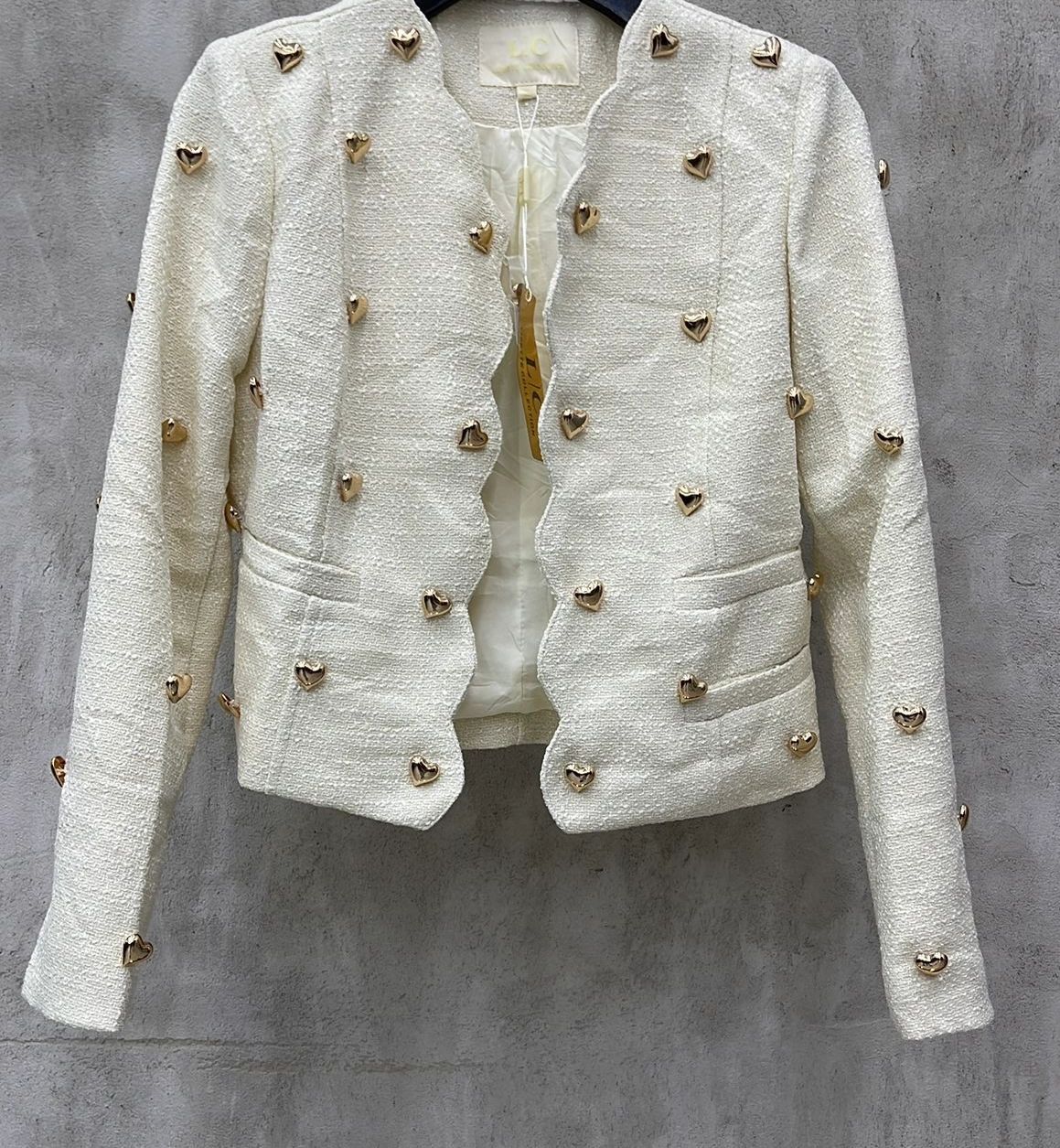 BLAZER CORTO CORAZONES