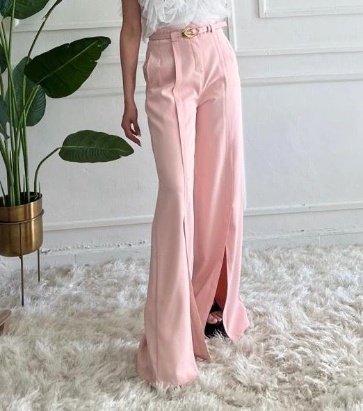 PANTALON DE VESTIR CON CINTO