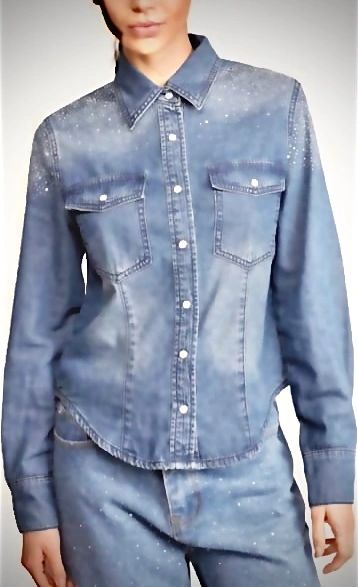 BLUSA CAMISERA DENIM