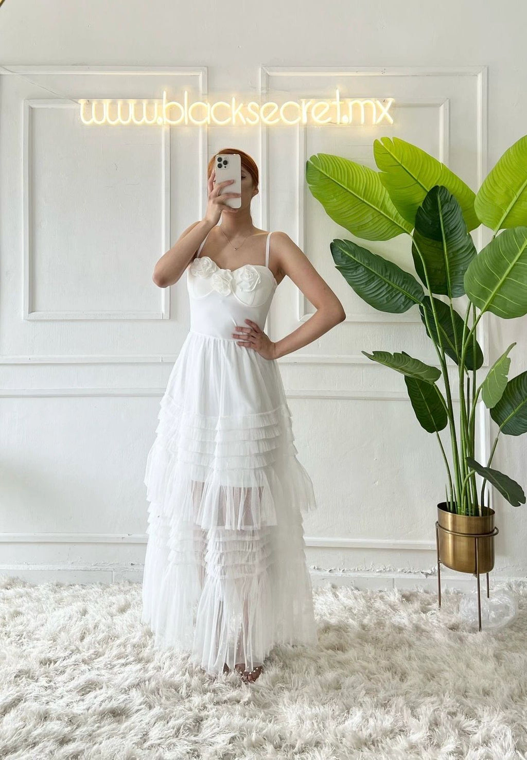 VESTIDO TIRANTE MESH